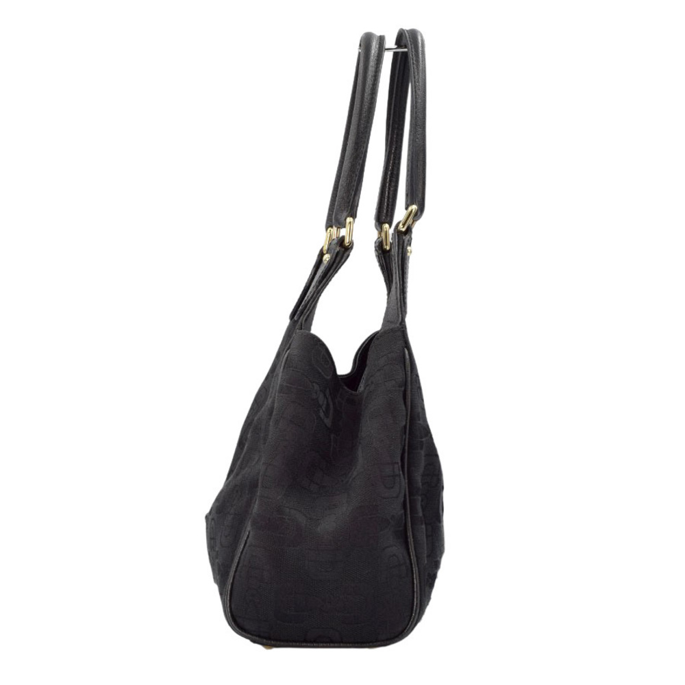 Gucci New Jackie Shoulder Bag Canvas/Leather Black - Picture 3 of 14